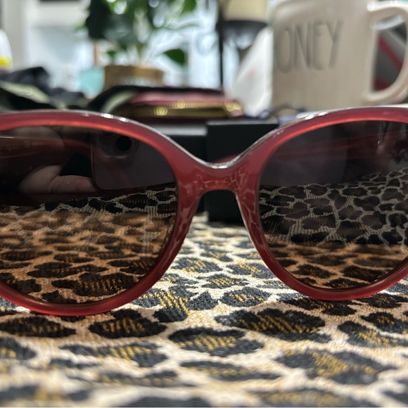 Alexander McQueen Accessories - Authentic Alexander McQueen, sunglasses but beautiful burgundy, blush color